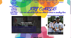 Desktop Screenshot of krfcards.com