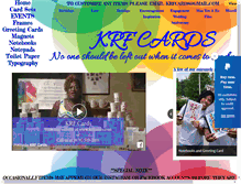 Tablet Screenshot of krfcards.com